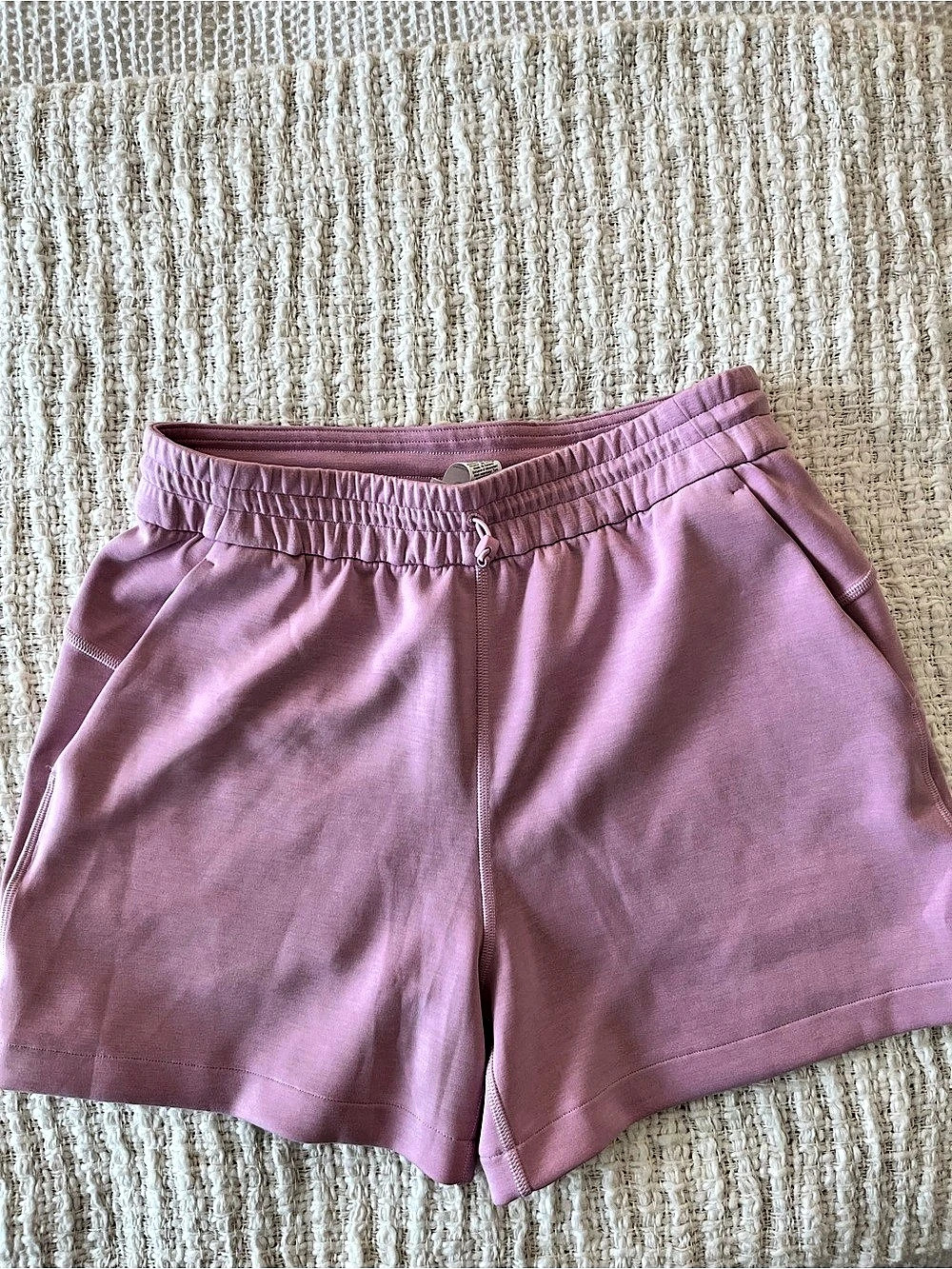 lululemon Softstreme High-Rise Short 4" Pink Athletic Shorts Size 6 Like New